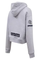 Pro Standard Dallas Cowboys Women's Classic Cropped Pullover Hoodie