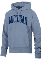 Champion Michigan Wolverines Men's Garment Dyed Reverse Weave Hoodie