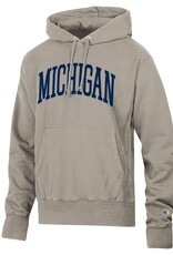 Champion Michigan Wolverines Men's Garment Dyed Reverse Weave Hoodie
