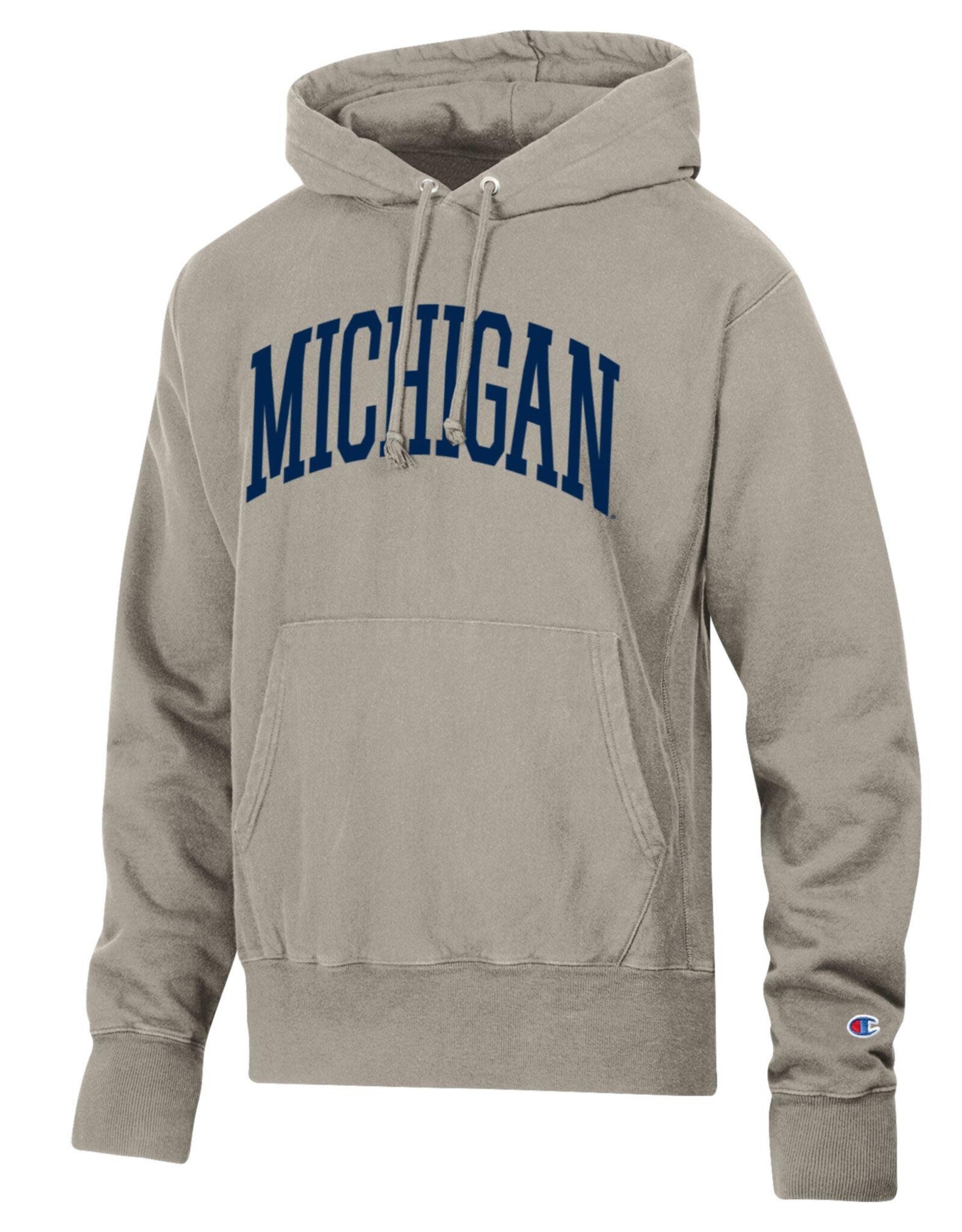 Champion Michigan Wolverines Men's Garment Dyed Reverse Weave Hoodie