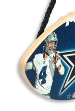 Open Road Brands Dallas Cowboys Football Hanging Wood Sign