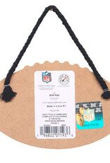 Open Road Brands Cleveland Browns Football Hanging Wood Sign
