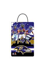 Open Road Brands Baltimore Ravens Skyline Hanging X-Metal Sign