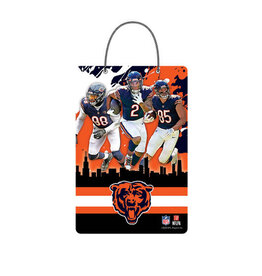 Open Road Brands Chicago Bears Skyline Hanging X-Metal Sign