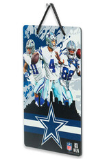 Open Road Brands Dallas Cowboys Skyline Hanging X-Metal Sign