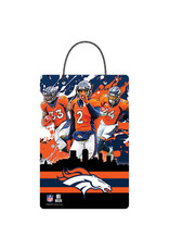 Open Road Brands Denver Broncos Skyline Hanging X-Metal Sign