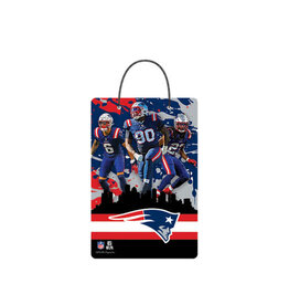 Open Road Brands New England Patriots Skyline Hanging X-Metal Sign