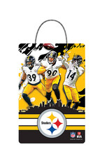 Open Road Brands Pittsburgh Steelers Skyline Hanging X-Metal Sign