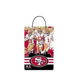 Open Road Brands San Francisco 49ers Skyline Hanging X-Metal Sign