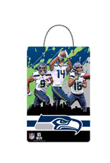 Open Road Brands Seattle Seahawks Skyline Hanging X-Metal Sign