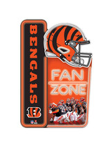 Open Road Brands Cincinnati Bengals Fan Zone X-Metal Sign