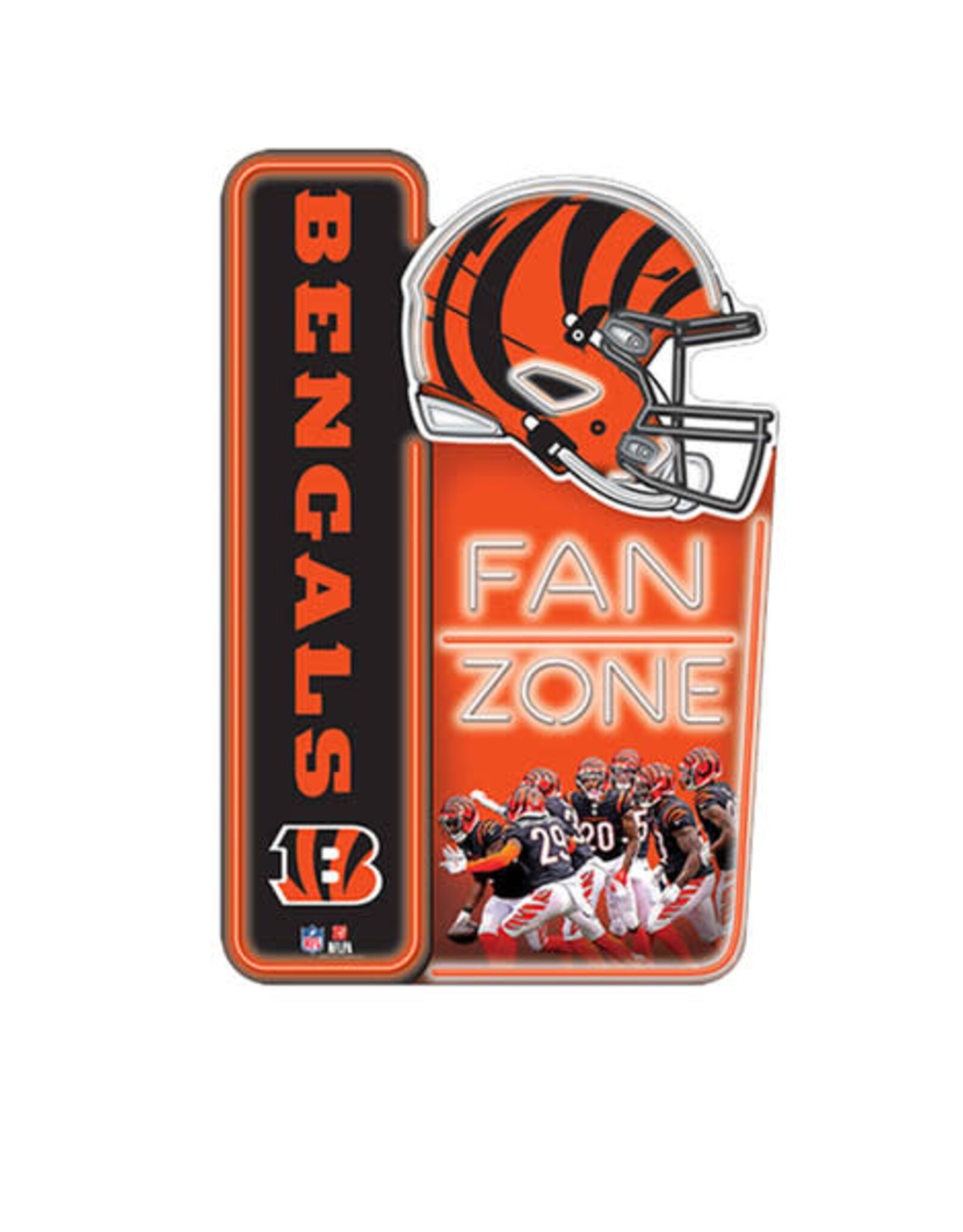 Open Road Brands Cincinnati Bengals Fan Zone X-Metal Sign