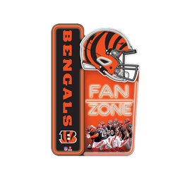 Open Road Brands Cincinnati Bengals Fan Zone X-Metal Sign