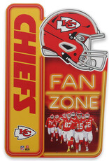 Open Road Brands Kansas City Chiefs Fan Zone X-Metal Sign
