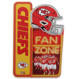 Open Road Brands Kansas City Chiefs Fan Zone X-Metal Sign