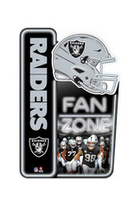Open Road Brands Las Vegas Raiders Fan Zone X-Metal Sign