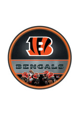 Open Road Brands Cincinnati Bengals 16" Round LED Wall Art