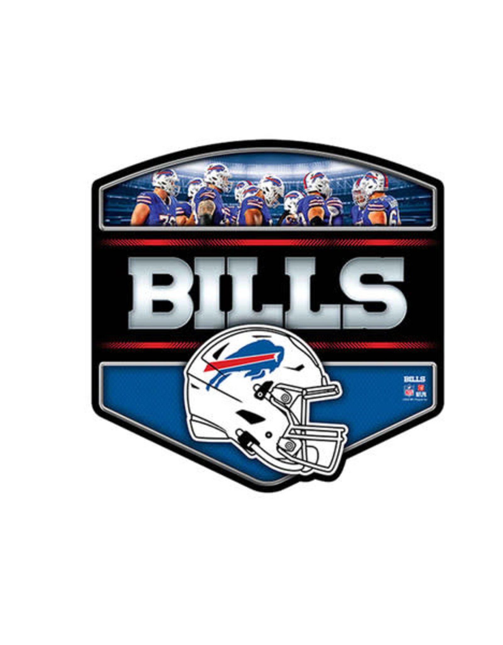 Open Road Brands Buffalo Bills Knockout Metal Sign