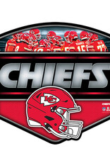 Open Road Brands Kansas City Chiefs Knockout Metal Sign
