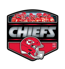 Open Road Brands Kansas City Chiefs Knockout Metal Sign