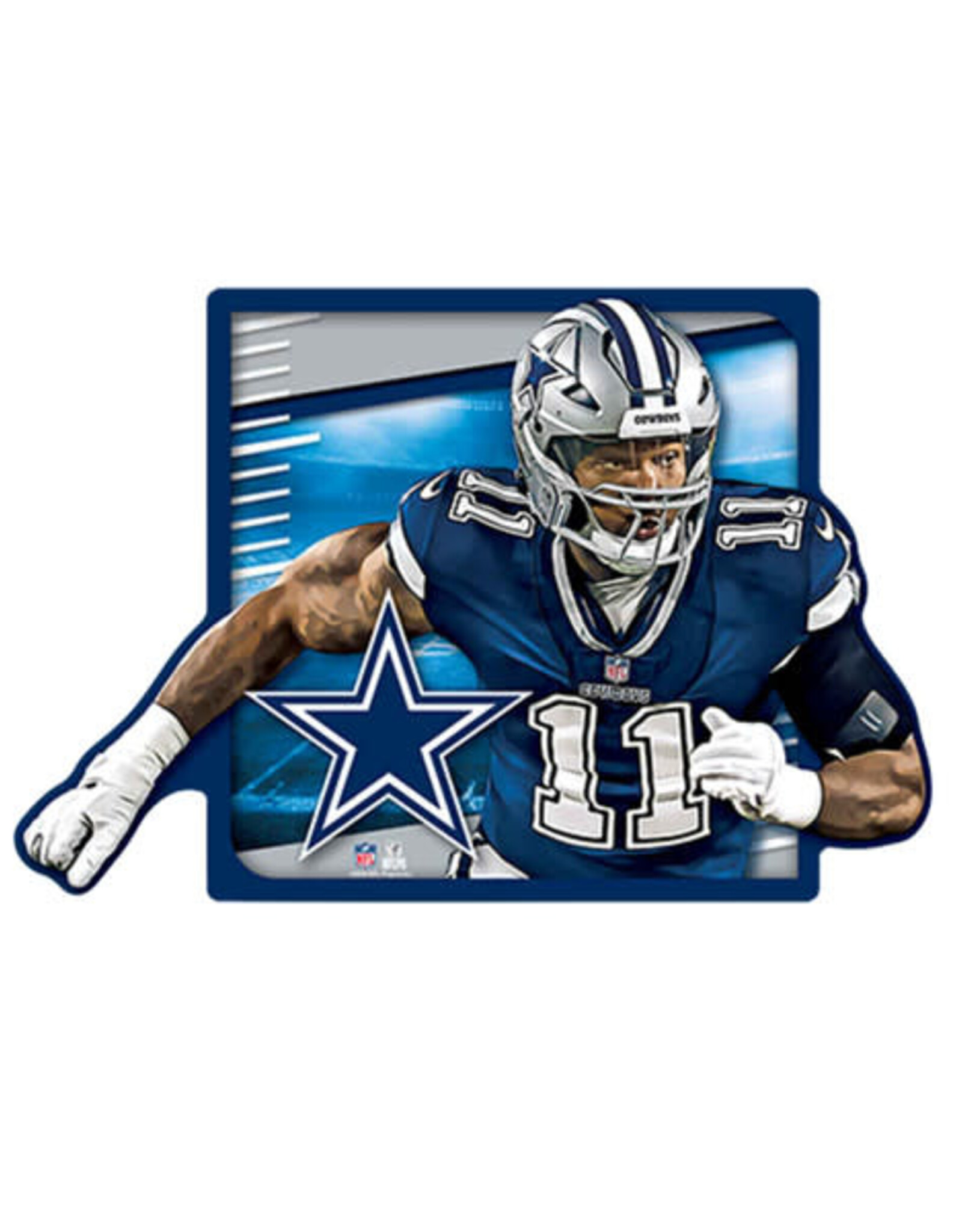 Open Road Brands Dallas Cowboys Micah Parsons Player In Motion Wood Sign