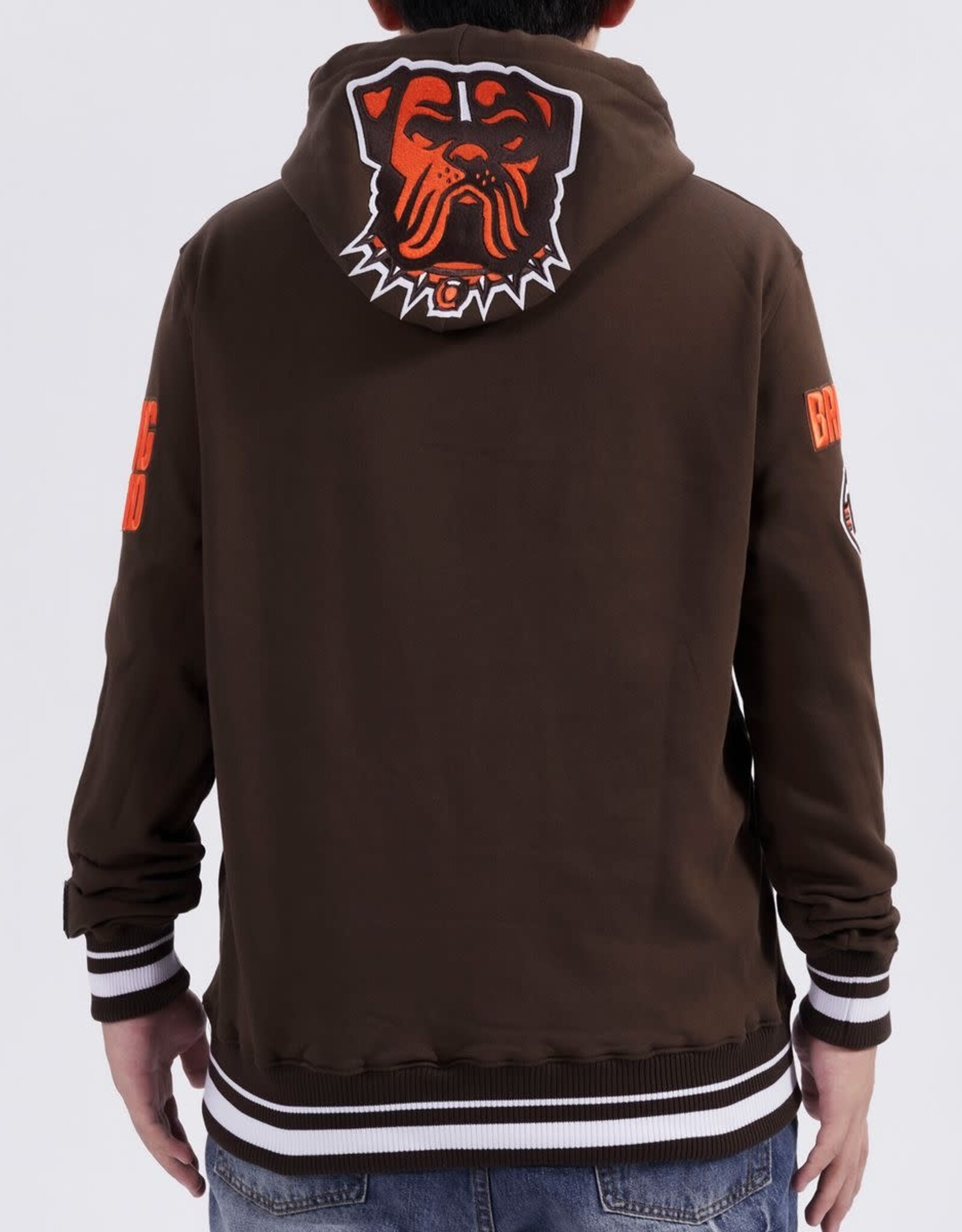Pro Standard Cleveland Browns Men's Mash Up Rib Pullover Hoodie