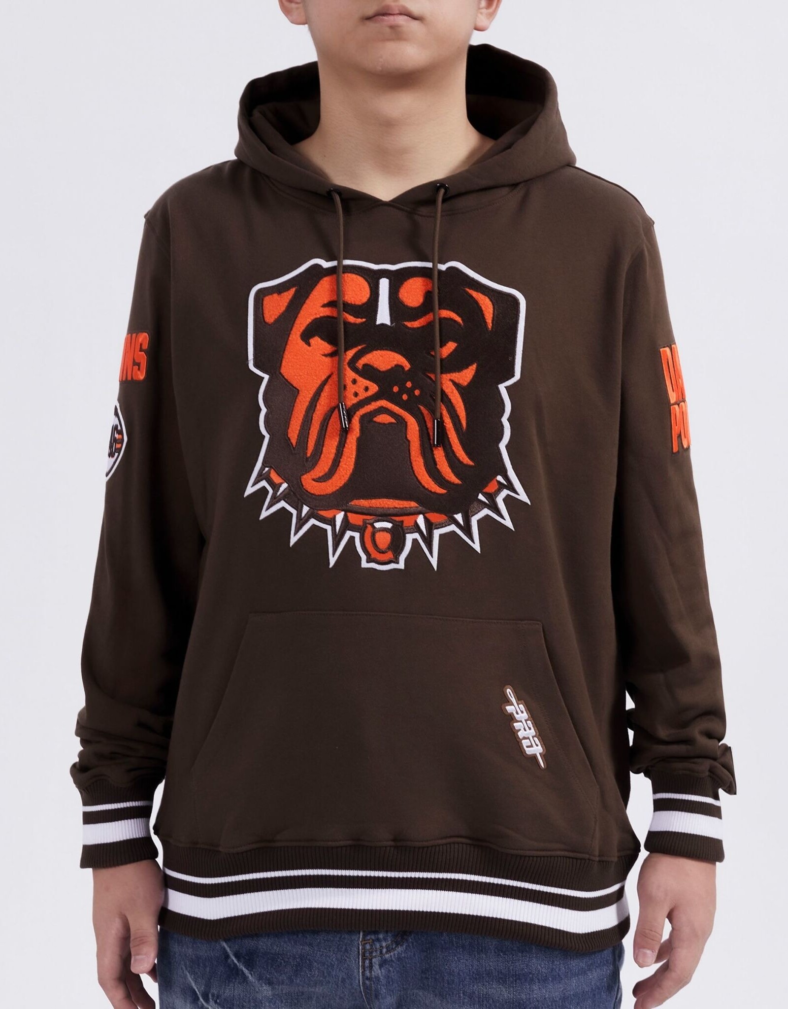 Pro Standard Cleveland Browns Men's Mash Up Rib Pullover Hoodie