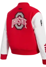 Pro Standard Ohio State Buckeyes Women's Classic Wool Varsity Jacket