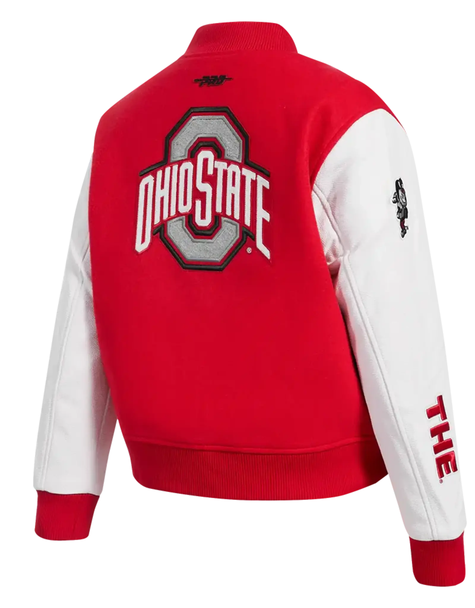 Pro Standard Ohio State Buckeyes Women's Classic Wool Varsity Jacket