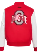 Pro Standard Ohio State Buckeyes Women's Classic Wool Varsity Jacket