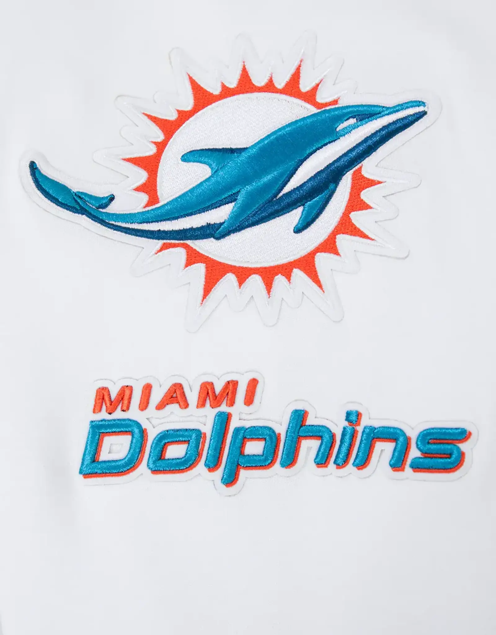 Pro Standard Miami Dolphins Men's Classic Chenille Front Zip Hoodie