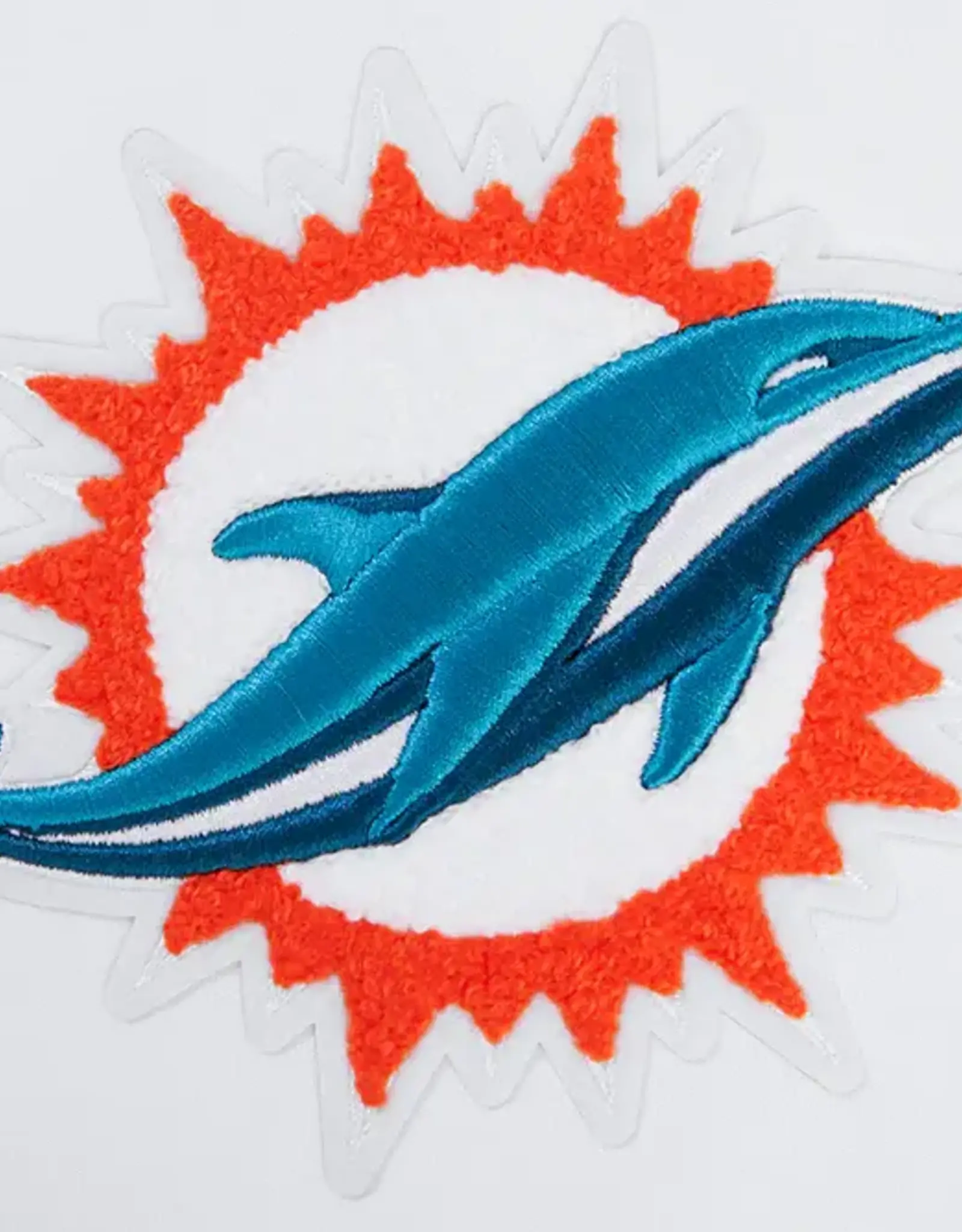 Pro Standard Miami Dolphins Men's Classic Chenille Front Zip Hoodie