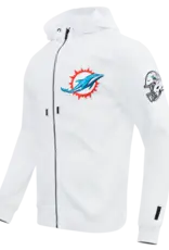 Pro Standard Miami Dolphins Men's Classic Chenille Front Zip Hoodie