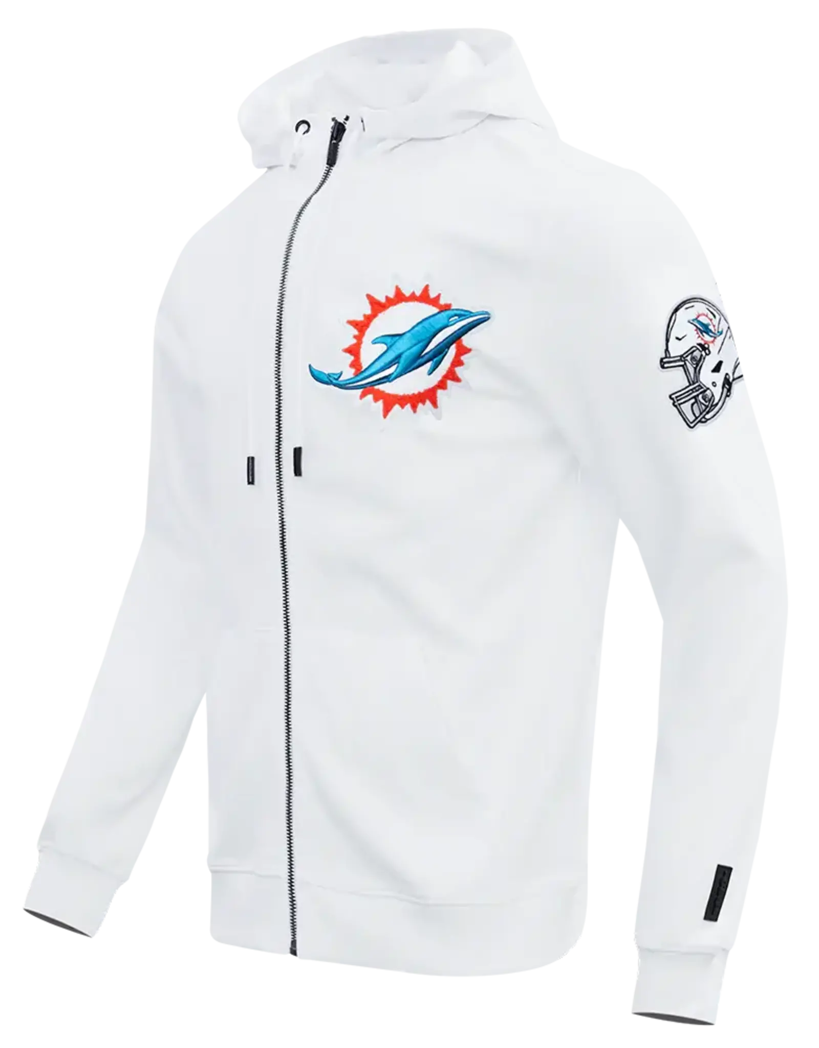 Pro Standard Miami Dolphins Men's Classic Chenille Front Zip Hoodie