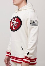 Pro Standard San Francisco 49ers Men's Retro Classic Fleece Pullover Hoodie - Eggshell