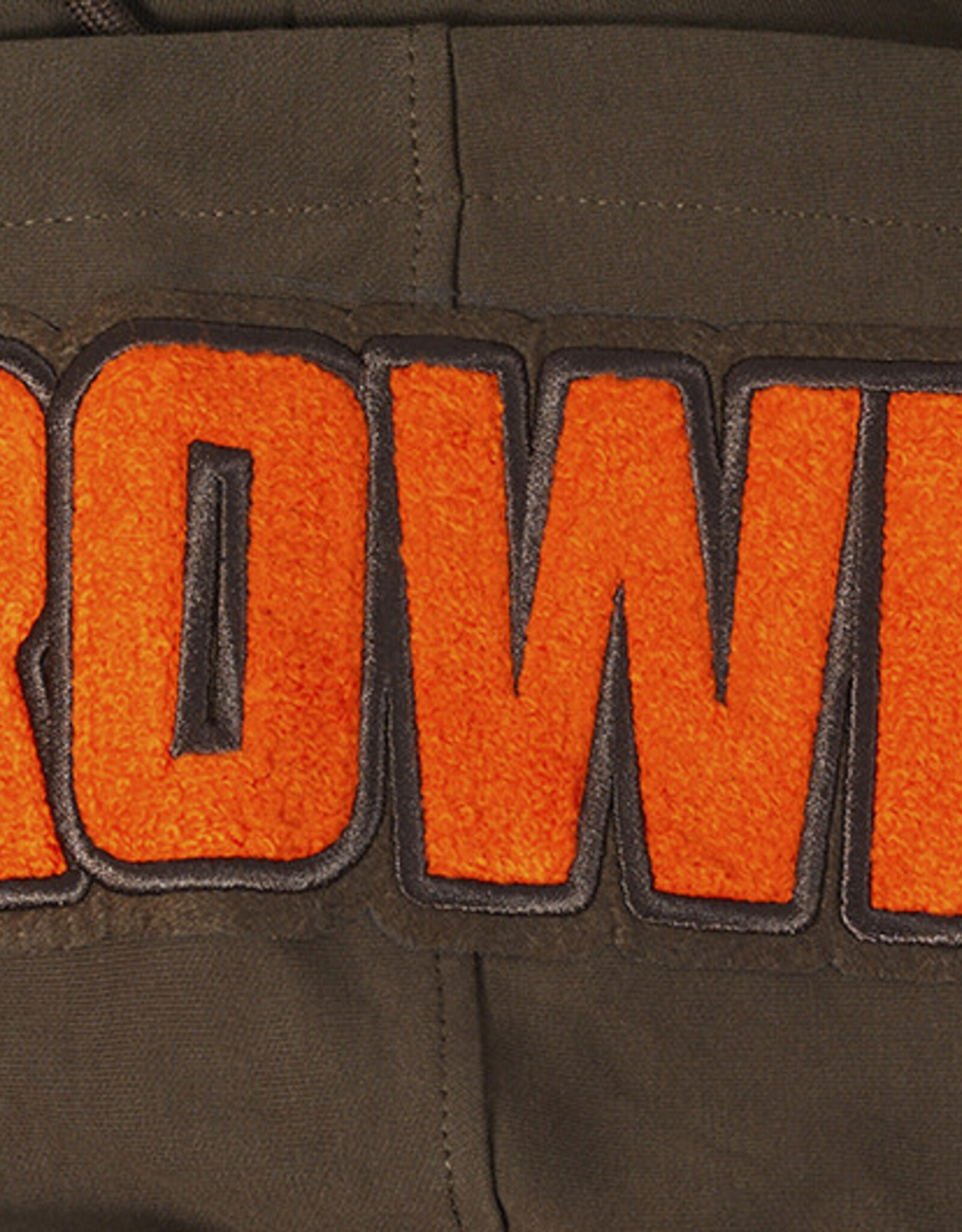 Pro Standard Cleveland Browns Men's Split Logo Front Zip Hoodie