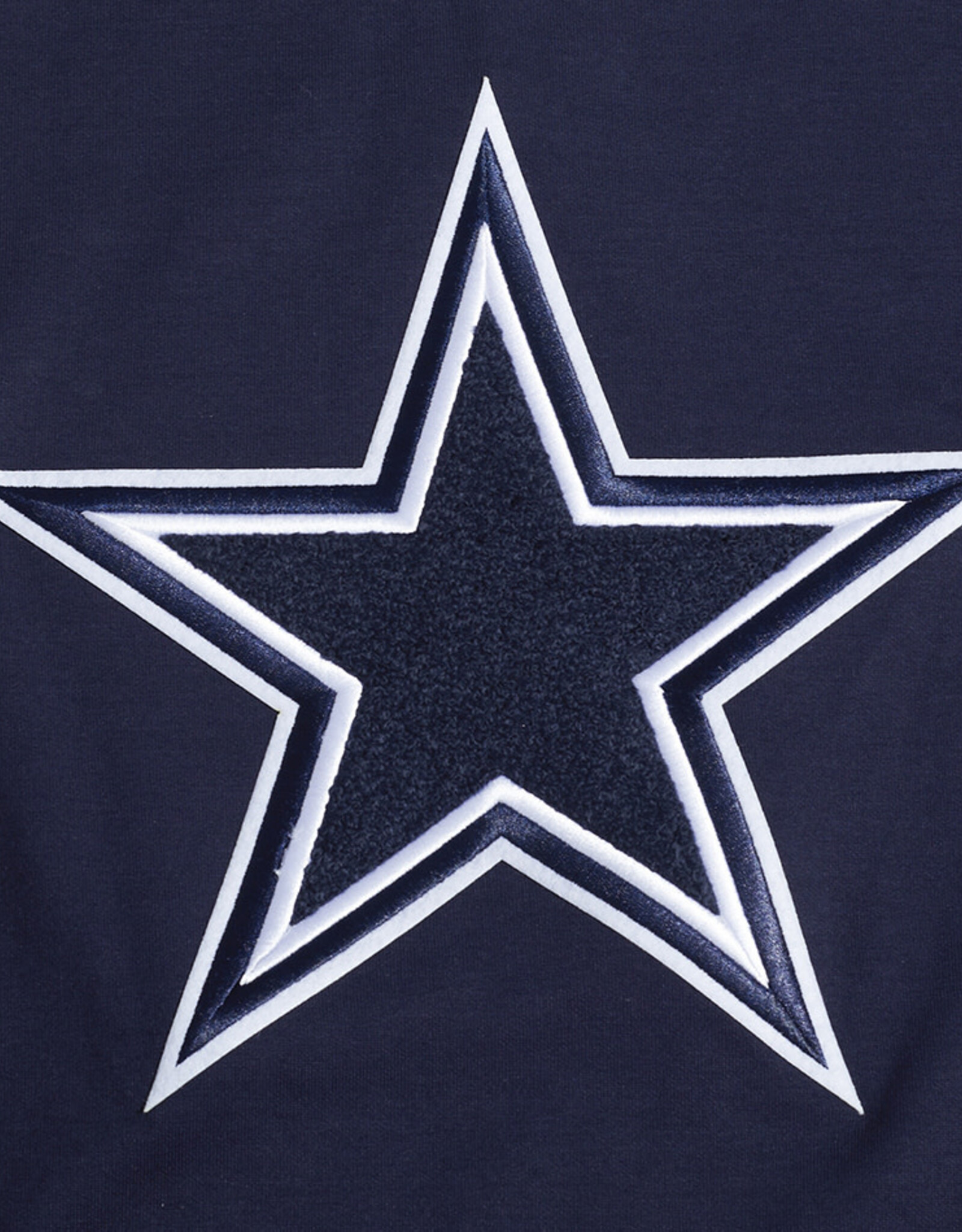 Pro Standard Dallas Cowboys Men's Split Logo Front Zip Hoodie