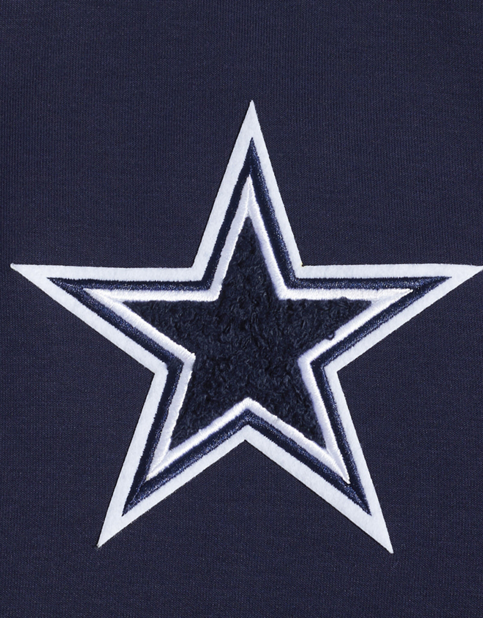 Pro Standard Dallas Cowboys Men's Split Logo Front Zip Hoodie