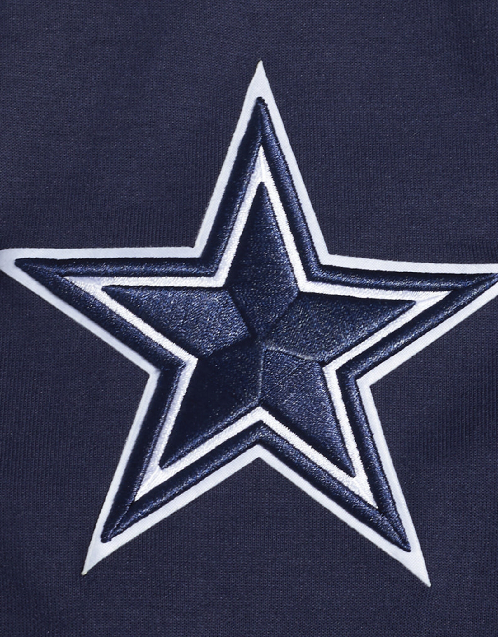 Pro Standard Dallas Cowboys Men's Split Logo Front Zip Hoodie