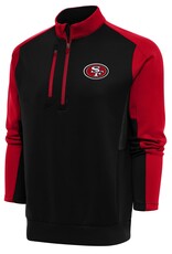 ANTIGUA San Francisco 49ers Men's Team Quarter Zip Pullover Top