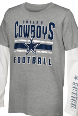 OUTERSTUFF Dallas Cowboys Boys Into The Mix 3 in 1 Combo Tee