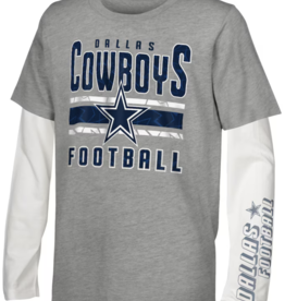OUTERSTUFF Dallas Cowboys Boys Into The Mix 3 in 1 Combo Tee
