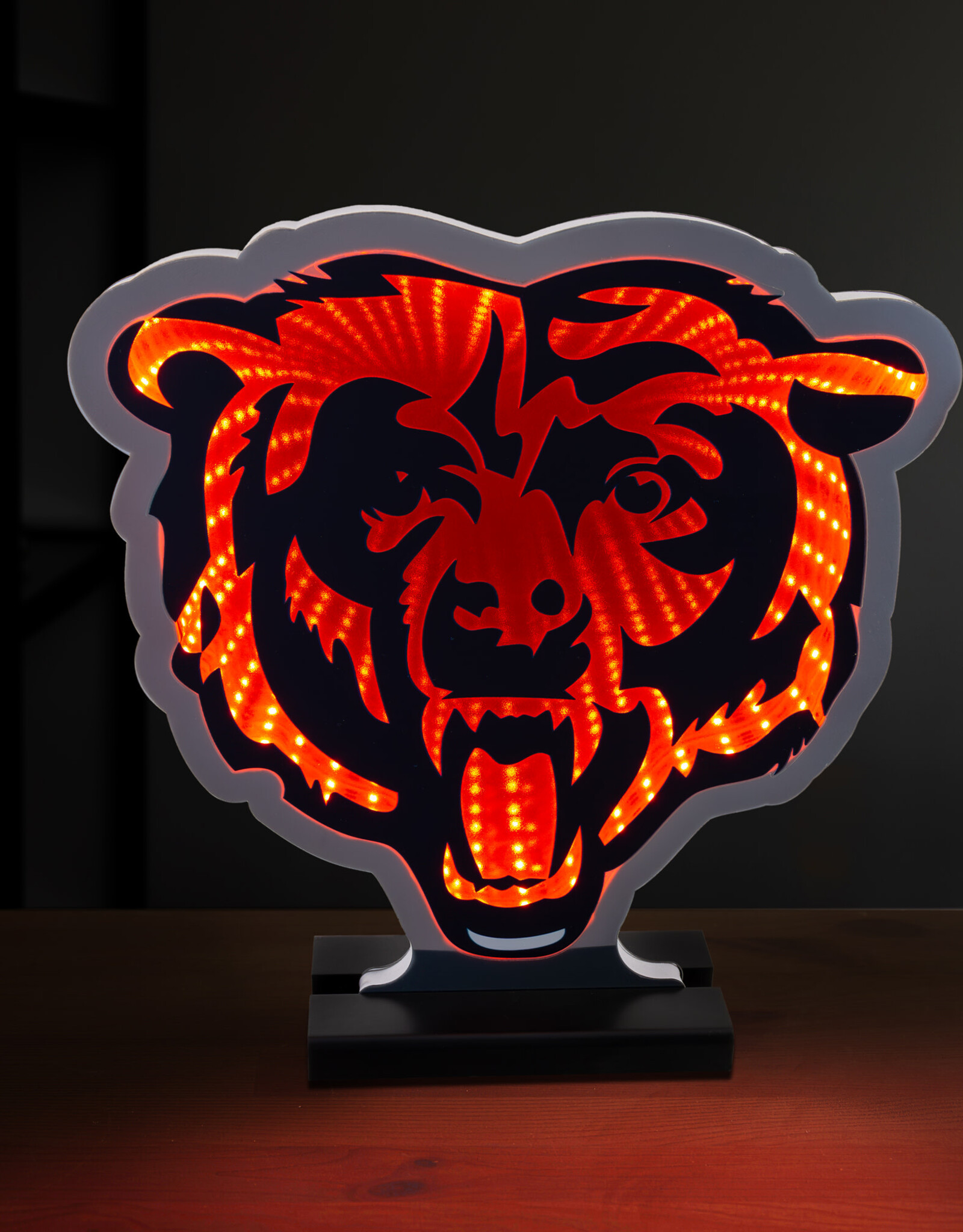 SPORTICULTURE Chicago Bears LED Infinity Logo Light