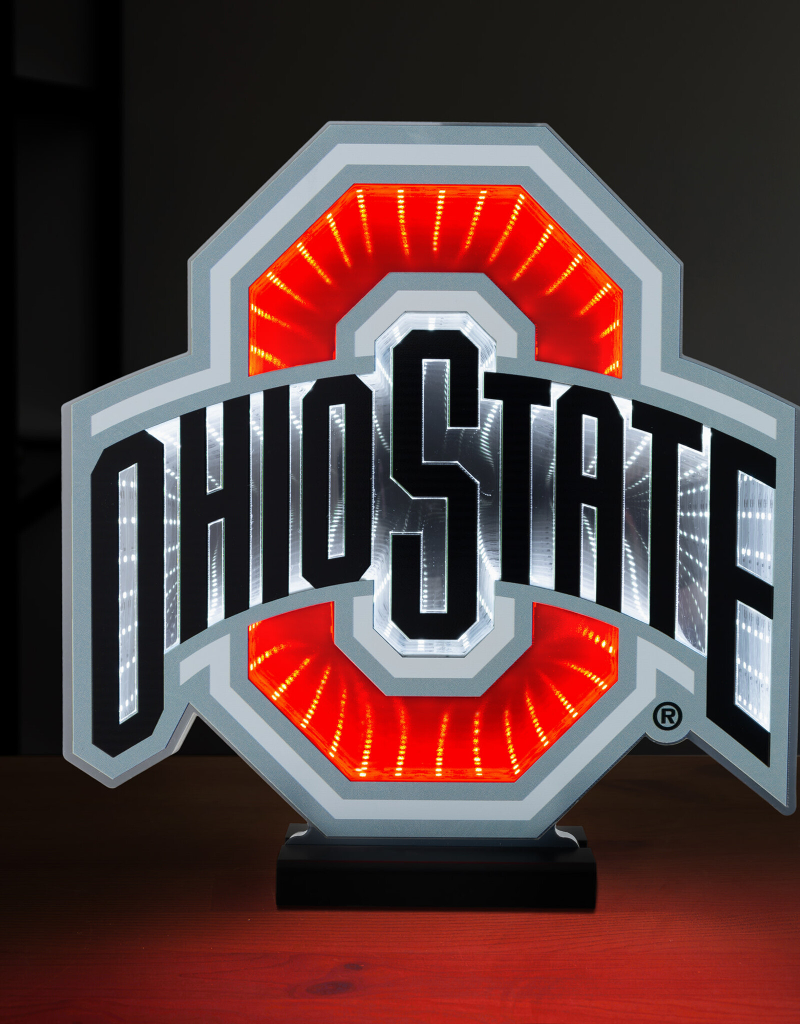 SPORTICULTURE Ohio State Buckeyes LED Infinity Logo Light
