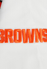 Pro Standard Cleveland Browns Men's Split Logo Wool Varsity Jacket