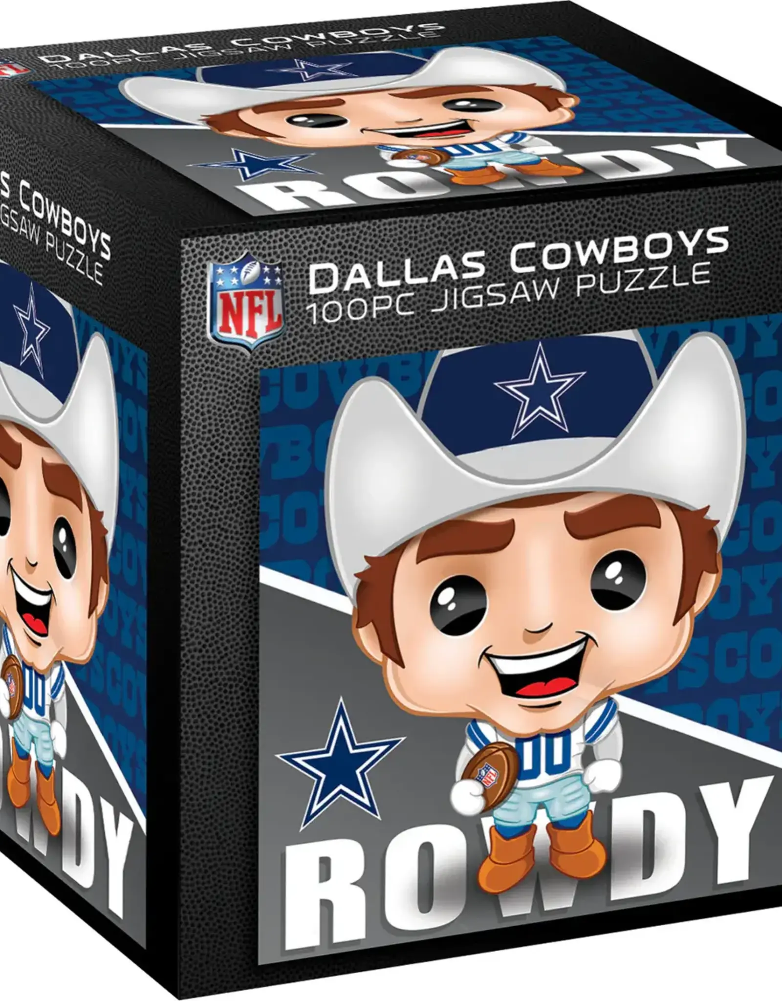 MASTERPIECES Dallas Cowboys Mascot Rowdy 100 Piece Puzzle / FINAL SALE