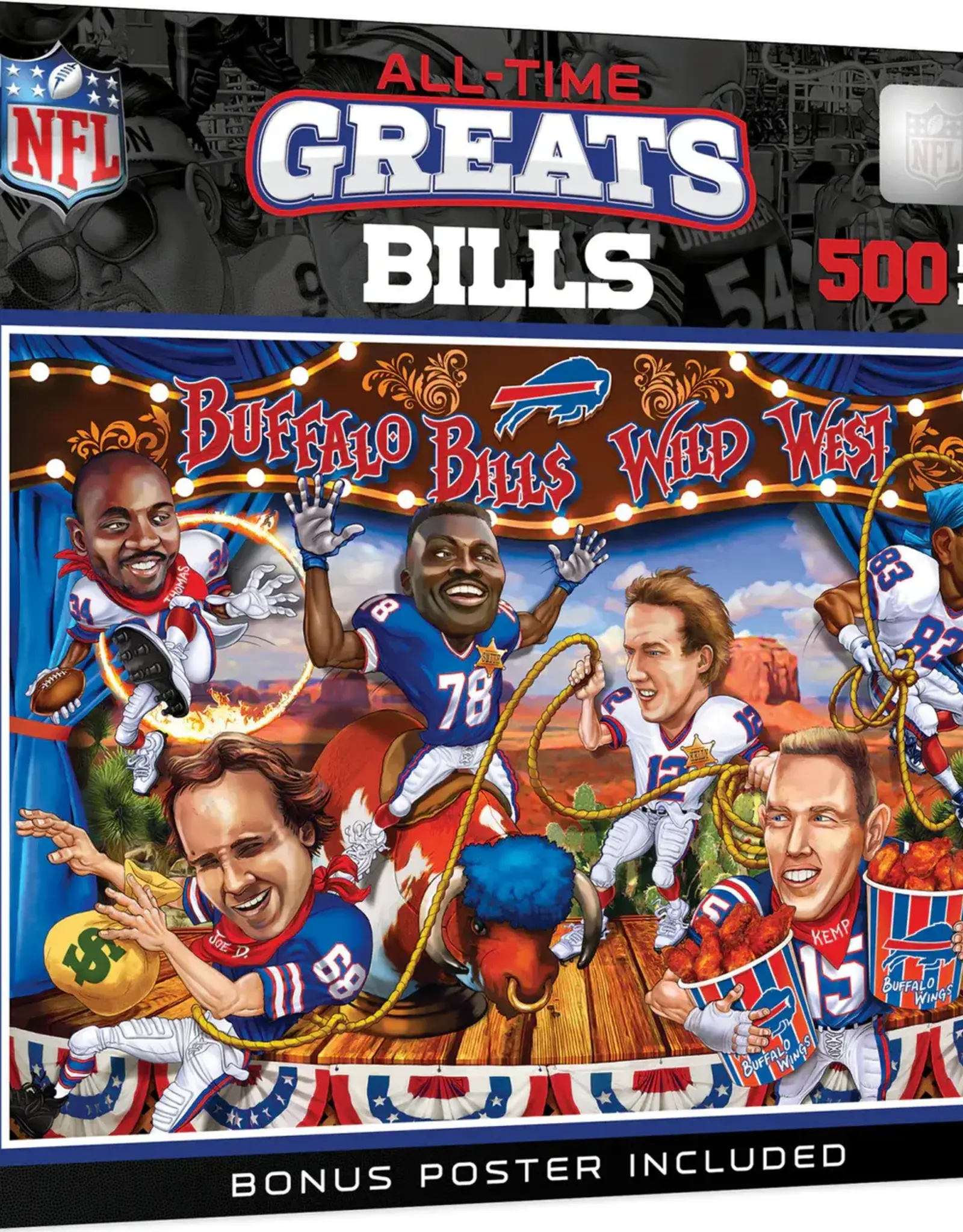 MASTERPIECES Buffalo Bills All-Time Greats 500 Piece Puzzle