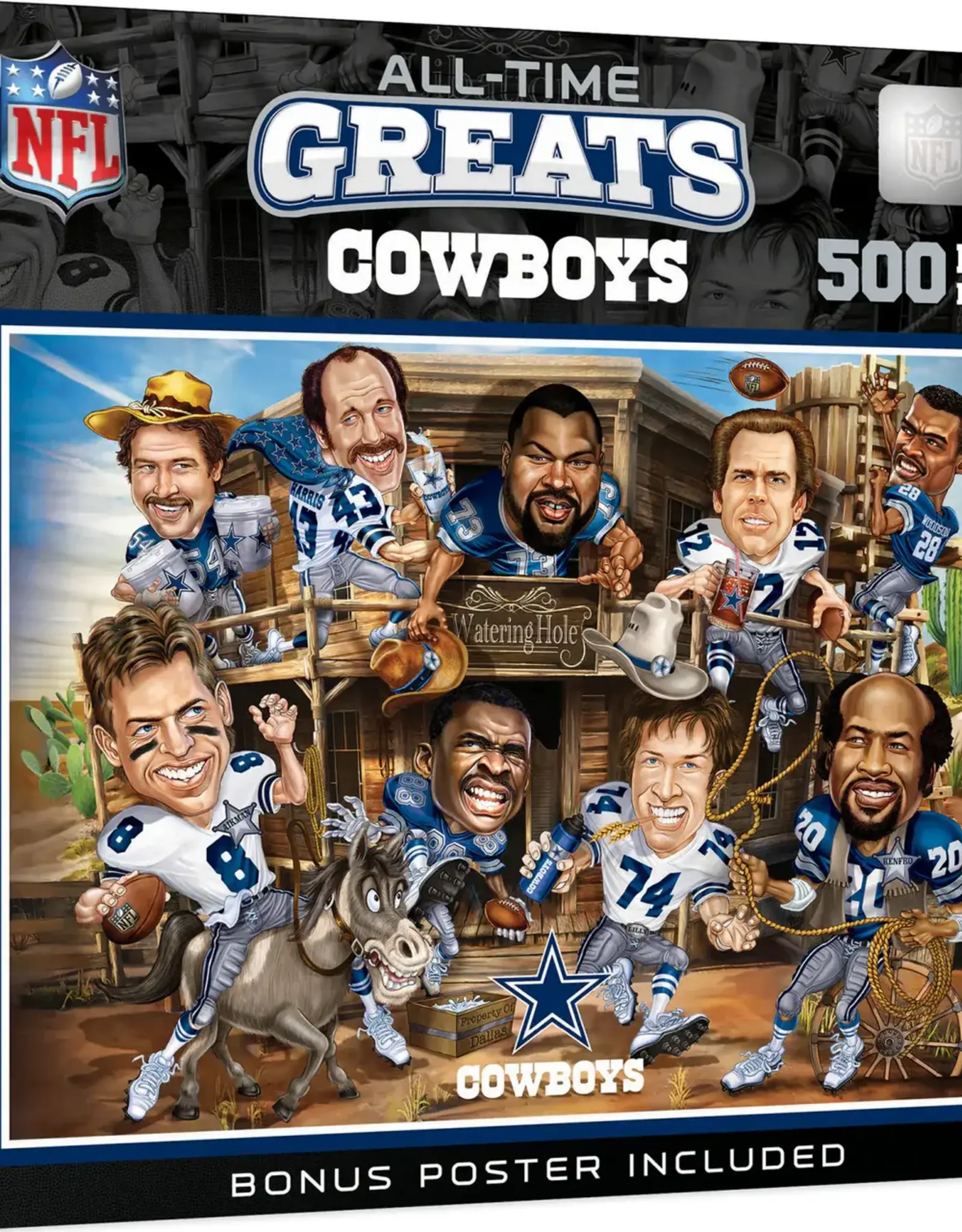 MASTERPIECES Dallas Cowboys All-Time Greats 500 Piece Puzzle