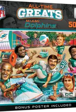 MASTERPIECES Miami Dolphins All-Time Greats 500 Piece Puzzle