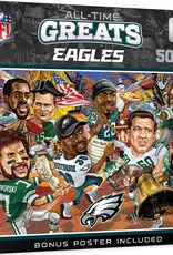 MASTERPIECES Philadelphia Eagles All-Time Greats 500 Piece Puzzle